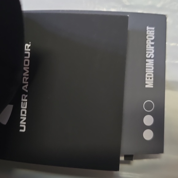 Sports Bra Under Armour Mid Crossback Support Compression black XL** - Picture 3 of 4